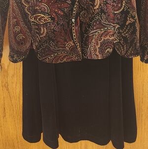 Coldwater Creek Multicolor Paisley Blazer